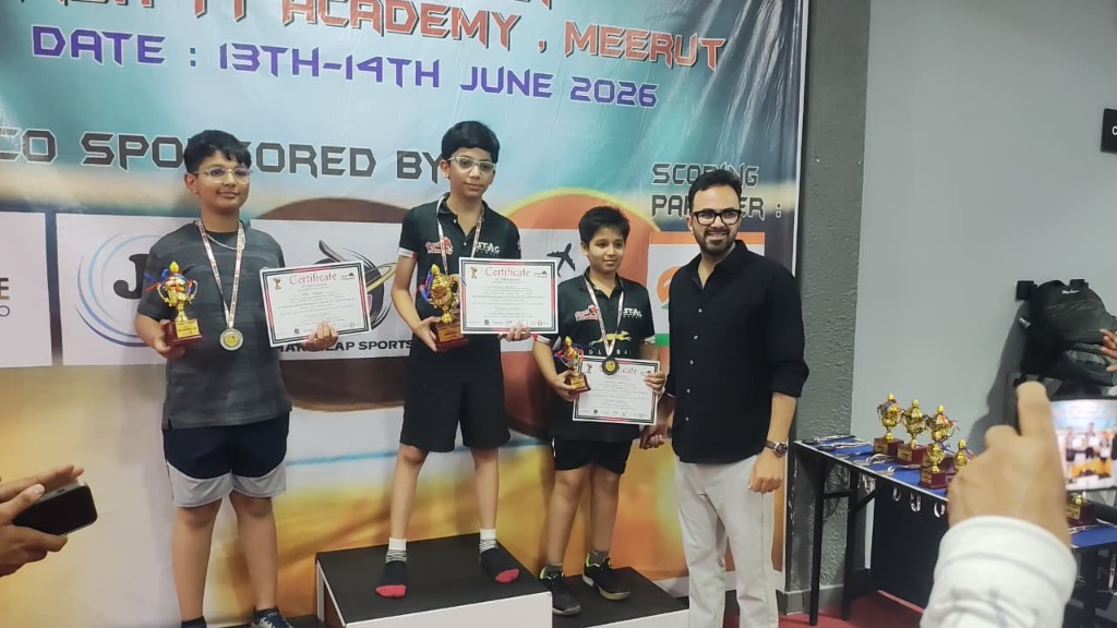 Aarav Rastogi Table Tennis Champion