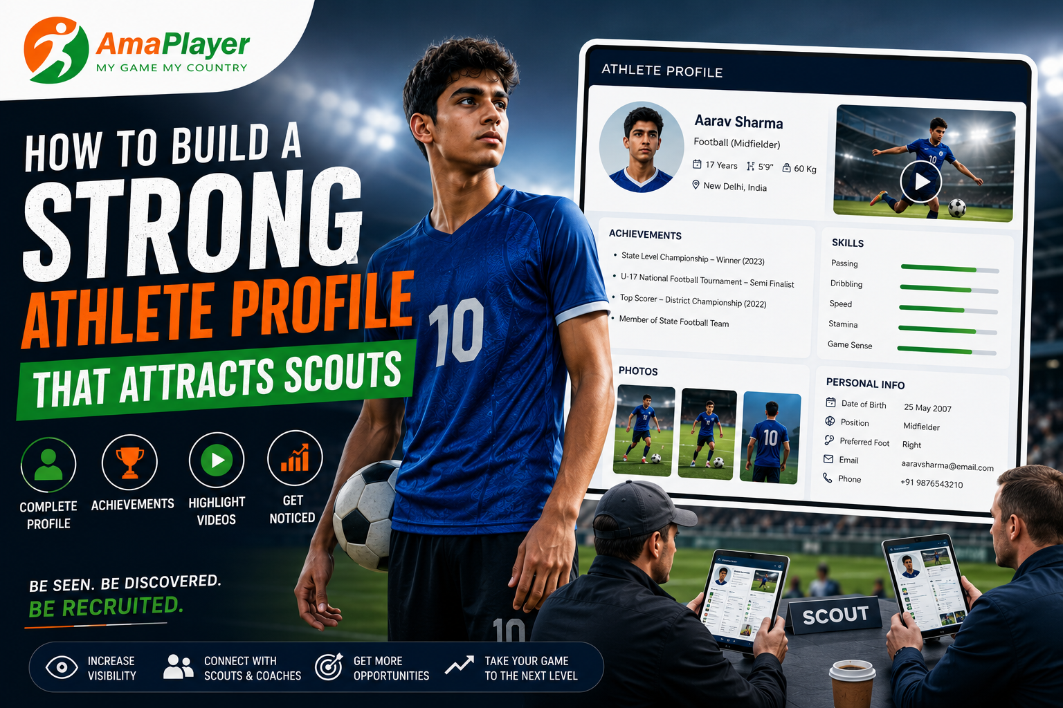 How to Build a Strong Athlete Profile That Attracts Scouts