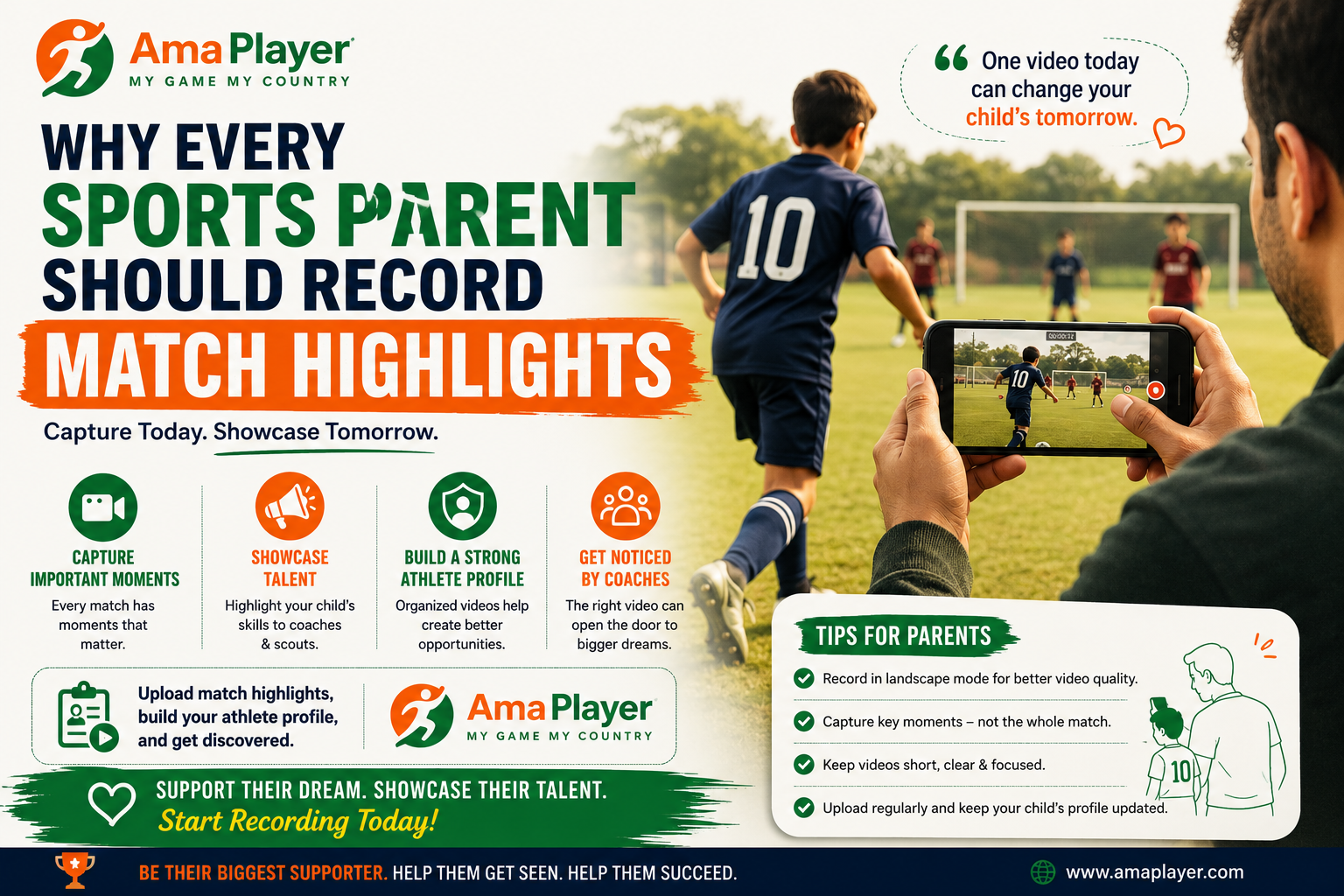 Why Every Sports Parent Should Record Match Highlights