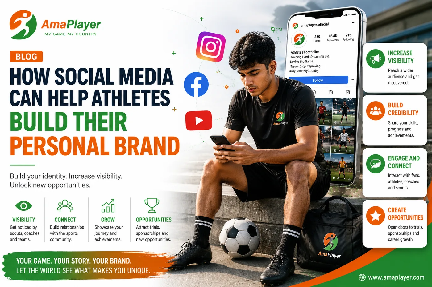 How Social Media Can Help Athletes Build Their Personal Brand | AmaPlayer